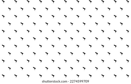 Flying Swallows, Martins, Saw Wings, or Hirundinidae Bird Silhouette for Motifs Pattern. Animal Print Series for Decoration, Ornate, Background, Wallpaper, Fashion, Website, or Graphic Design Element