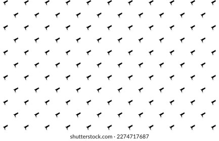 Flying Swallows, Martins, Saw Wings, or Hirundinidae Bird Silhouette for Motifs Pattern. Animal Print Series for Decoration, Ornate, Background, Wallpaper, Fashion, Website, or Graphic Design Element