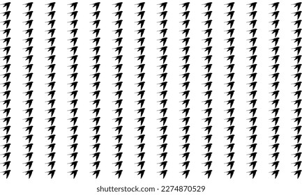 Flying Swallows, Martins, Saw Wings, or Hirundinidae Bird Silhouette for Motifs Pattern. Animal Print Series for Decoration, Ornate, Background, Wallpaper, Fashion, Website, or Graphic Design Element