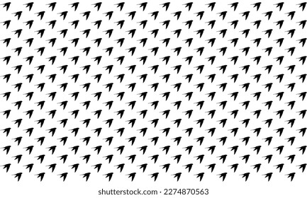 Flying Swallows, Martins, Saw Wings, or Hirundinidae Bird Silhouette for Motifs Pattern. Animal Print Series for Decoration, Ornate, Background, Wallpaper, Fashion, Website, or Graphic Design Element
