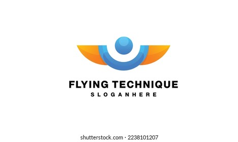 diseño de la técnica de vuelo gradiente de color