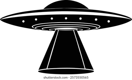 Flying ufo icon vector illustration