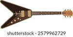 flying v guitar which is often used by Albert King
