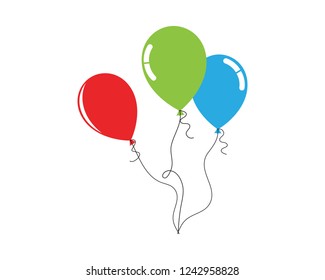 Flying vector festive balloons shiny with glossy balloons for holiday
