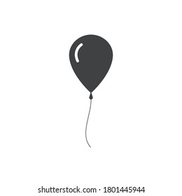 Globos festivos vectoriales voladores brillantes con globos brillantes para vacaciones