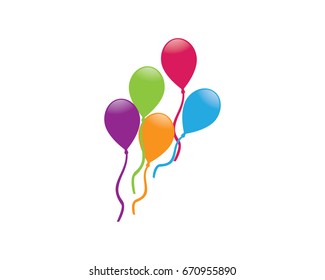 Flying vector festive balloons shiny with glossy balloons for holiday
