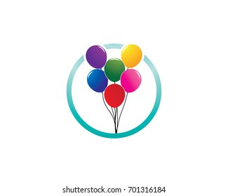 Flying vector festive balloons shiny with glossy balloons for holiday