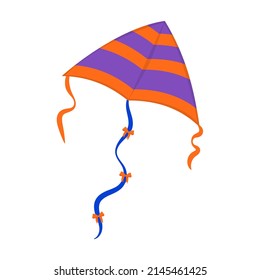 Flying wind kite. Makar Sankranti festival. Wind kite game