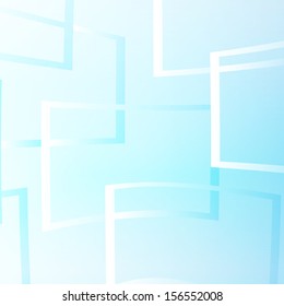 Flying windows on the blue sky vector illustration.Design abstract.Vector Illustration