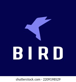 Flying Wings Bird Logo abstract design vector. illustration vector of bird logo. brid logo vector