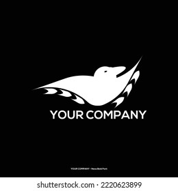 Flying Wings Bird Logo abstract design vector template