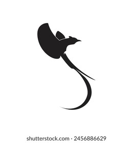 Flying Wings Bird Logo Abstraktes Design Vektorgrafik Vorlage. In: Eagle Falcon Logotype.