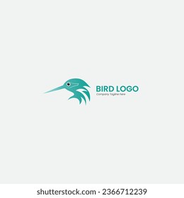 Flying Wings Bird Logo design vector