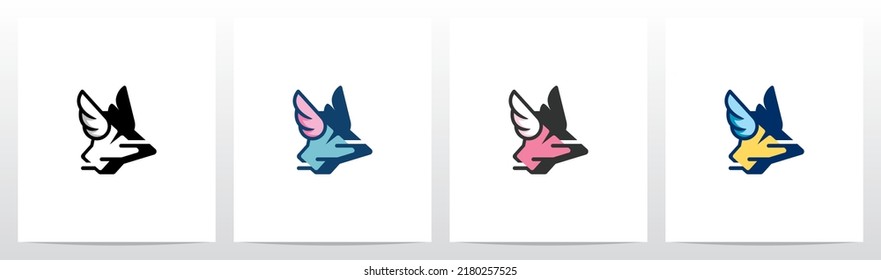 Flying With Wings Letter Logo Design Y