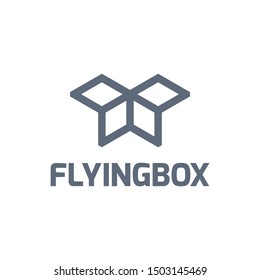 flyingbox logo template for your business logo