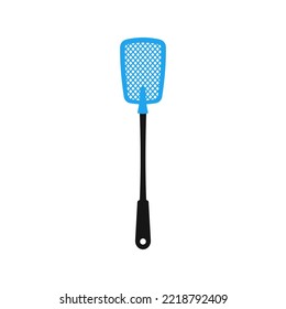 Flyswatter Icon Isolated On White Background. Flat Design. Vector Illustration.