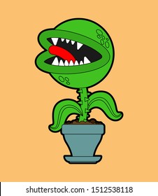 Flytrap in pot  Flower predator Carnivorous plant  Angry Flowers and Teeth  