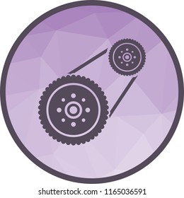 Flywheel, engine, automotive
