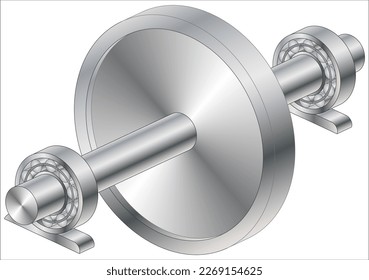 a flywheel is a mechanical device specifically designed to efficiently store rotational (kinetic) energy.