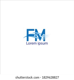 fm art design logo for company business