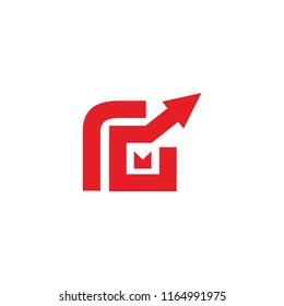 fm letter vector logo