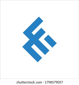 Signo vectorial de diseño de logotipo FM 