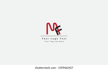 FM or MF letter logo. Unique attractive creative modern initial FM MF F M initial based letter icon logo