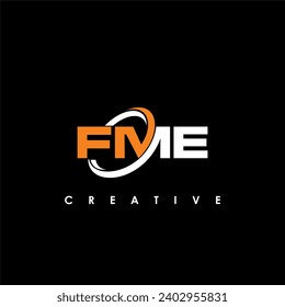 FME Letter Initial Logo Design Template Vector Illustration	