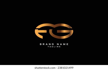 FMG, FGM, MFG, MGF, GMF, GFM, EMG, EGM, MEG, MGE, GME, GEM, EG, GE, Abstraktes Anfangsbuchstabenalphabet Logo-Design