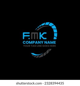 FMK letter logo creative design with vector graphic, FMK simple and modern logo. FMK luxurious alphabet design  