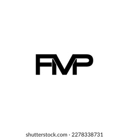 fmp lettering initial monogram logo design