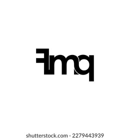diseño de logotipo de monograma de letras iniciales fmq