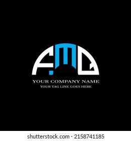 FMQ letter logo creative design with vector graphic