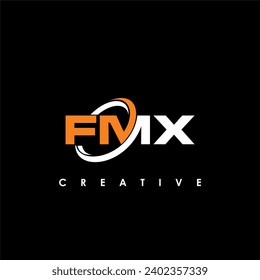 FMX Letter Initial Logo Design Template Vector Illustration