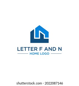 FN HOUSE LOGO DESIGN VECTOR