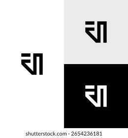 fn intial monogram vector icon illustration