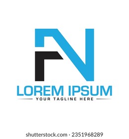 FN letter logo design creative logo design