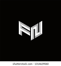 FN Logo Letter initial Designs Templete