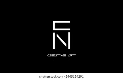 FN, NF, F, N abstract letters logo monogram