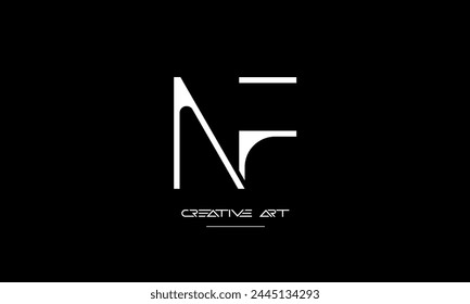FN, NF, F, N abstract letters logo monogram