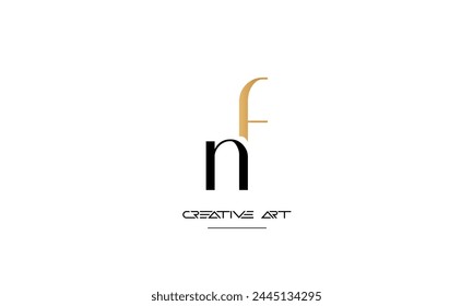 FN, NF, F, N abstract letters logo monogram