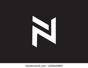 Logo de FN o NF y diseño de iconos