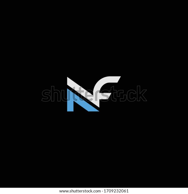 Fn Nf Logo Icon Designs Different Stock Vector (Royalty Free) 1709232061