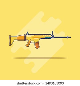 The FN SCAR (Special Operations Forces Combat Assault Rifle)[8] is a gas-operated (short-stroke gas piston)[9] self-loading rifle with a rotating bolt.