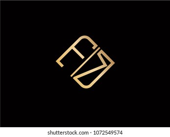 FN square shape Letter logo Design