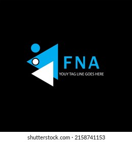FNA letter logo creative design with vector graphic