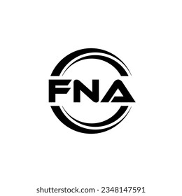 FNA Logo Design, Inspiration für eine einzigartige Identität. Modernes Eleganz und kreatives Design. Markieren Sie Ihren Erfolg mit dem Markieren dieses Logos.
