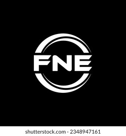 FNE Logo Design, Inspiration für eine einzigartige Identität. Modernes Eleganz und kreatives Design. Markieren Sie Ihren Erfolg mit dem Markieren dieses Logos.