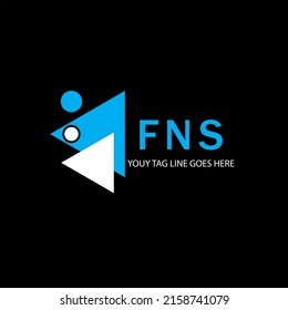 FNS letter logo creative design with vector graphic