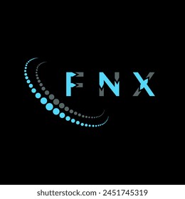 FNX letter logo abstract design. FNX unique design. FNX.
